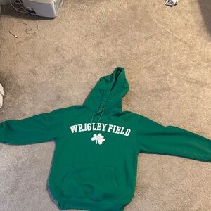Green Wrigley Field Hoodie
